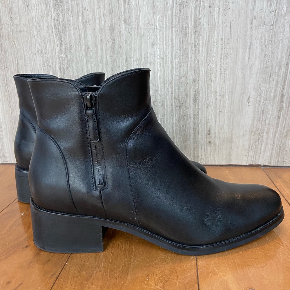 Cold Haan Waterproof Black Leather Chelsea Boots - Lyla
